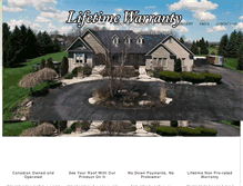 Tablet Screenshot of clicklockroofing.com